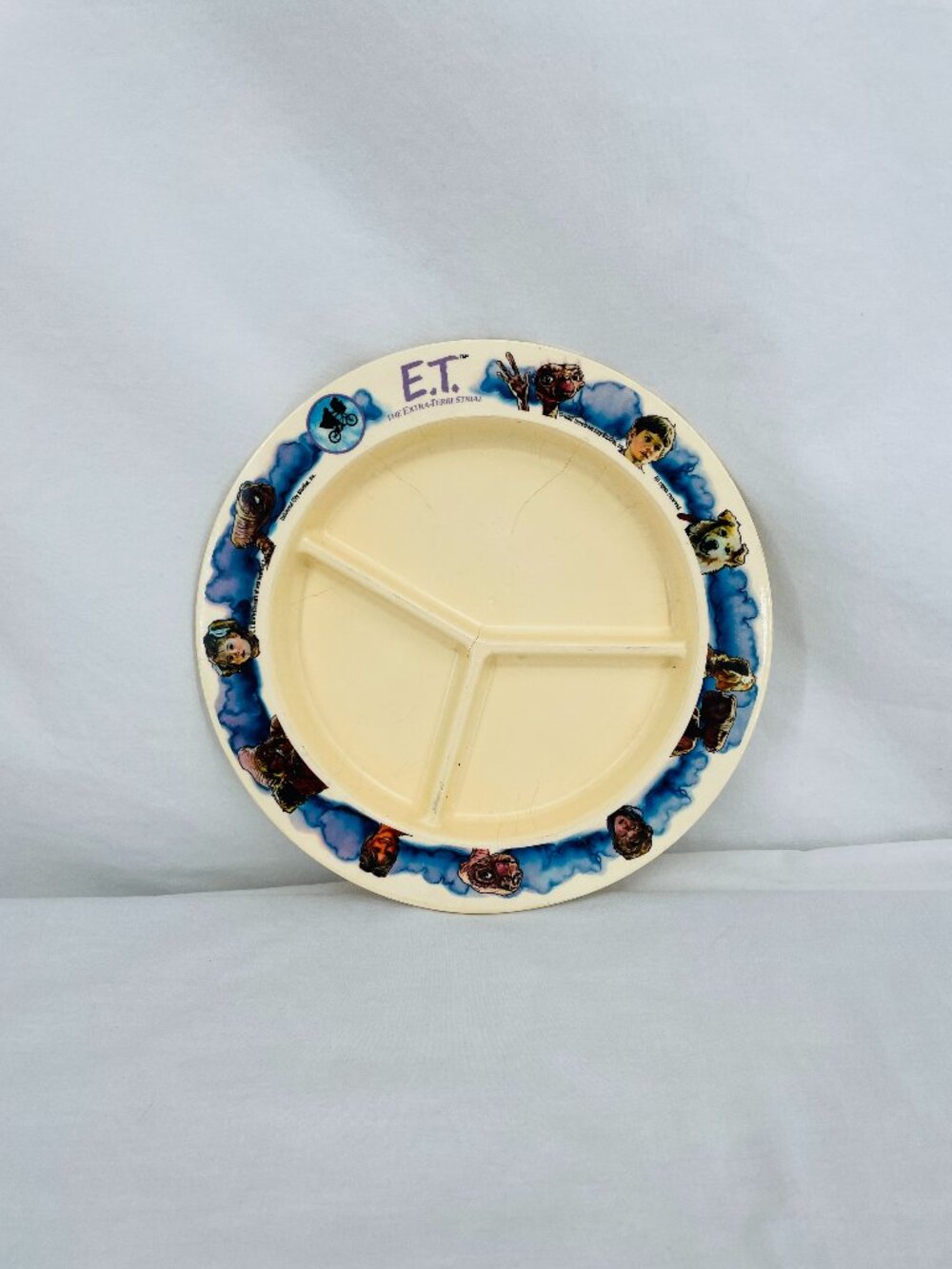 Vintage E.T. The Extra-Terrestrial Divided Plate